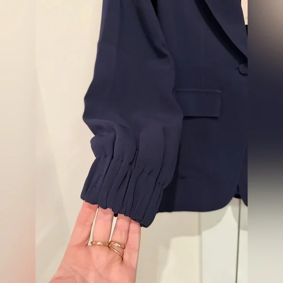Cinq à Sept Tabitha Blazer in Navy Size 2 New With Tags - Picture 10 of 17